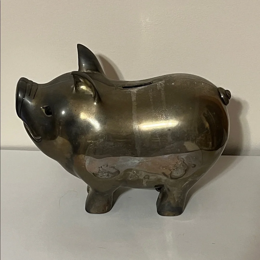 Godinger Silver Art Vintage Big Piggy Bank